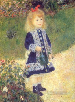 La muchacha de la regadera, maestro Pierre Auguste Renoir Pinturas al óleo